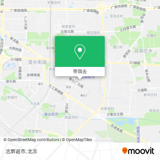 忠辉超市地图
