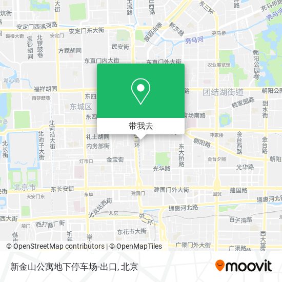 新金山公寓地下停车场-出口地图