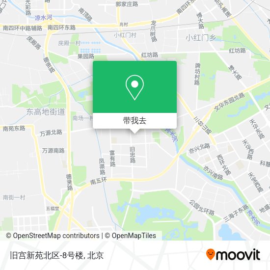 旧宫新苑北区-8号楼地图
