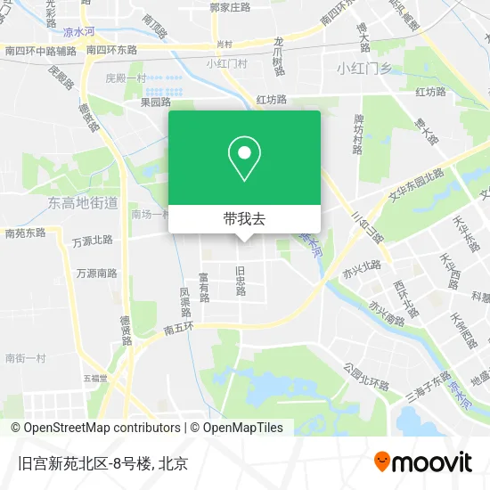 旧宫新苑北区-8号楼地图