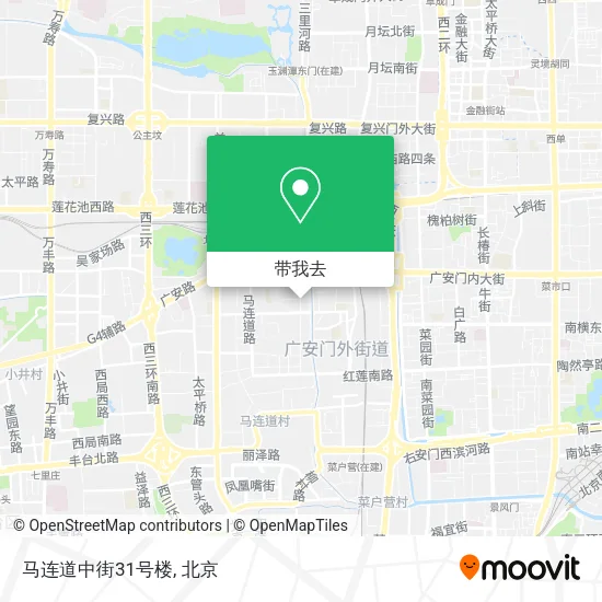 马连道中街31号楼地图