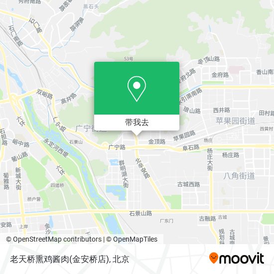 老天桥熏鸡酱肉(金安桥店)地图