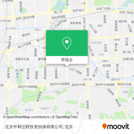 北京中和泛联投资担保有限公司地图