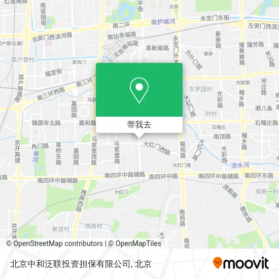 北京中和泛联投资担保有限公司地图