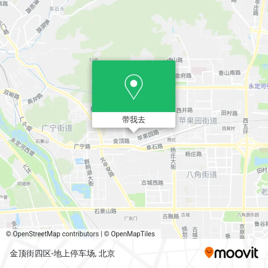金顶街四区-地上停车场地图