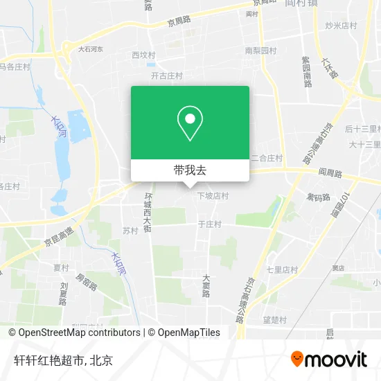 轩轩红艳超市地图