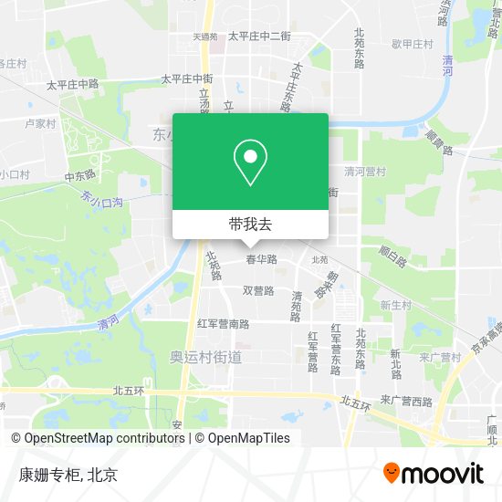 康姗专柜地图