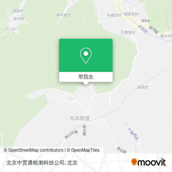北京中贯通检测科技公司地图
