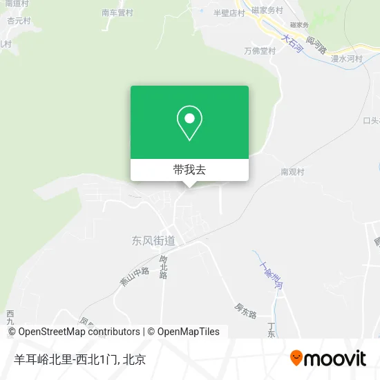 羊耳峪北里-西北1门地图