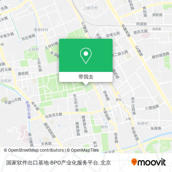 国家软件出口基地-BPO产业化服务平台地图