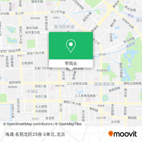 海晟·名苑北区25座-2单元地图