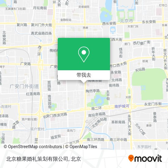 北京糖果婚礼策划有限公司地图