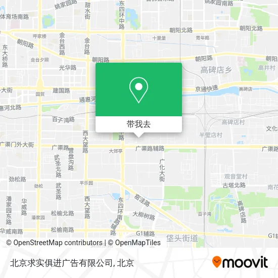 北京求实俱进广告有限公司地图