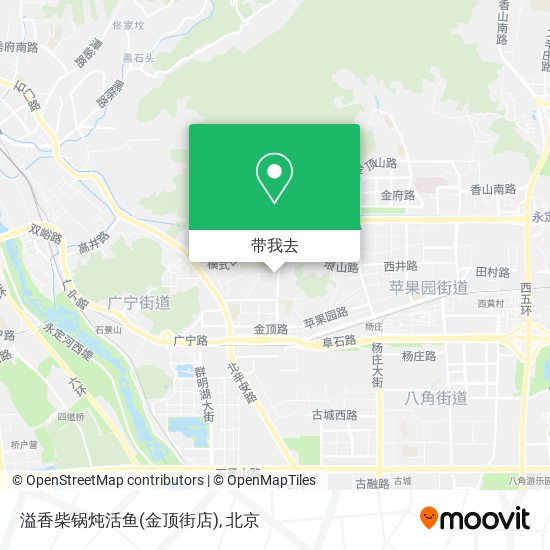 溢香柴锅炖活鱼(金顶街店)地图