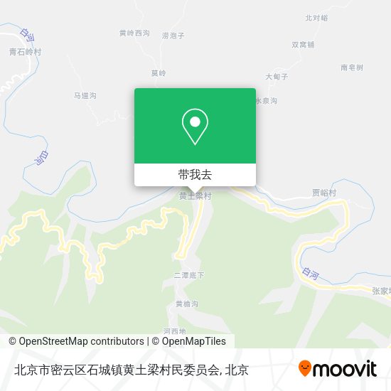 北京市密云区石城镇黄土梁村民委员会地图