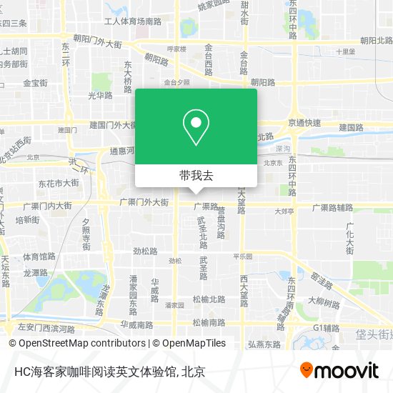 HC海客家咖啡阅读英文体验馆地图