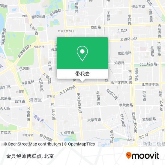 金典鲍师傅糕点地图
