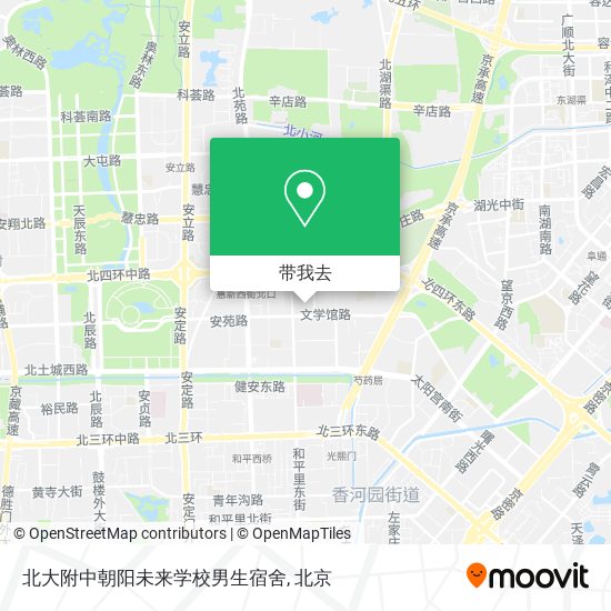 北大附中朝阳未来学校男生宿舍地图