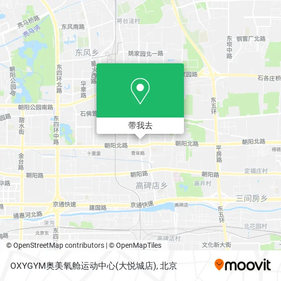 OXYGYM奥美氧舱运动中心(大悦城店)地图
