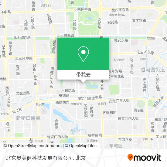 北京奥美健科技发展有限公司地图