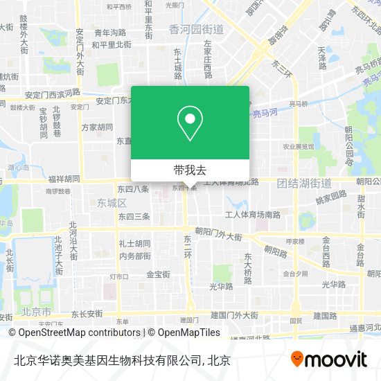 北京华诺奥美基因生物科技有限公司地图