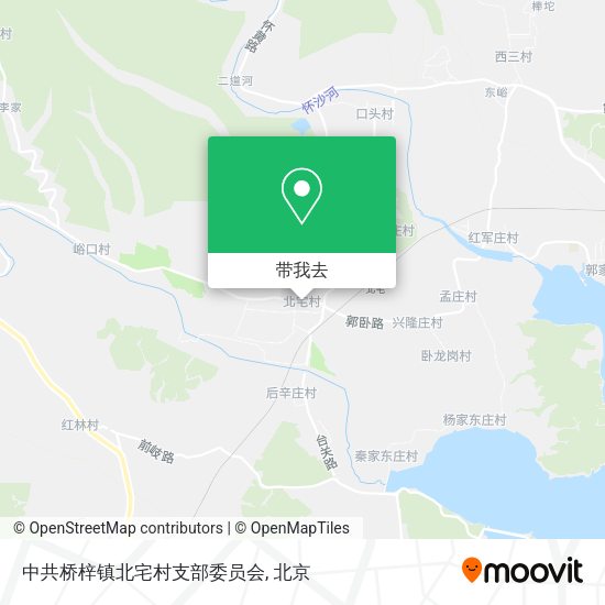 中共桥梓镇北宅村支部委员会地图