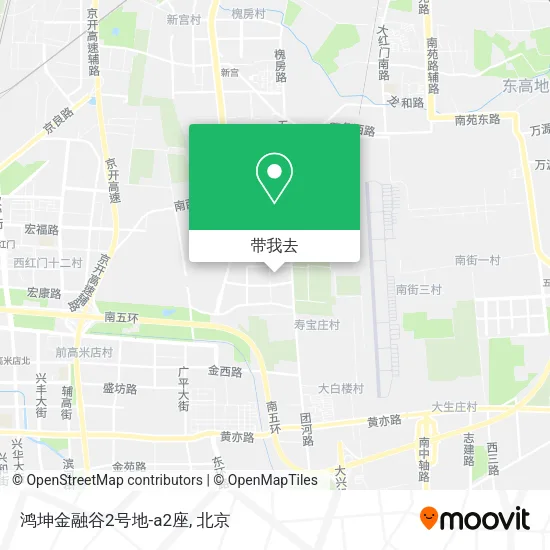 鸿坤金融谷2号地-a2座地图