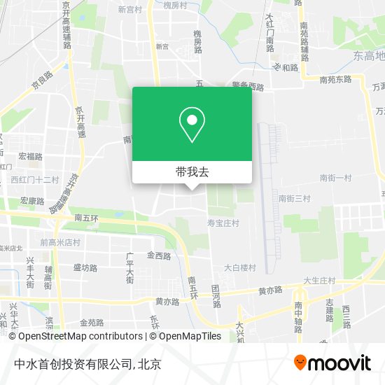 中水首创投资有限公司地图