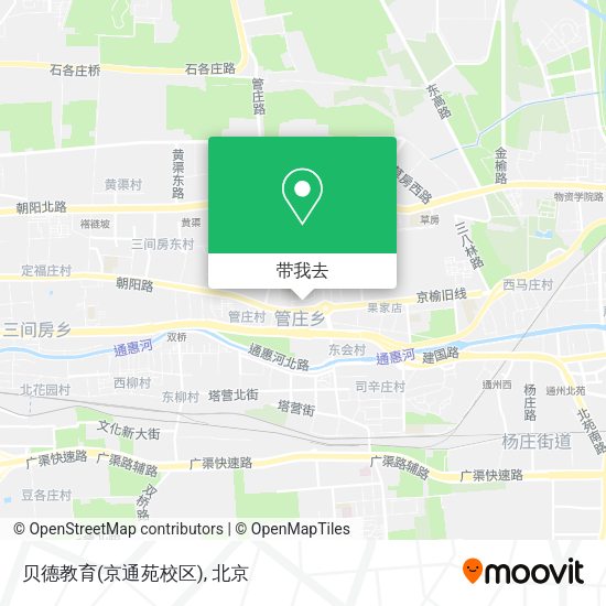 贝德教育(京通苑校区)地图