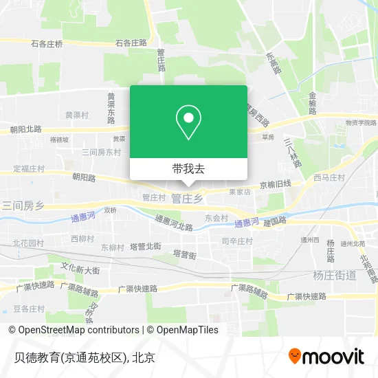 贝德教育(京通苑校区)地图