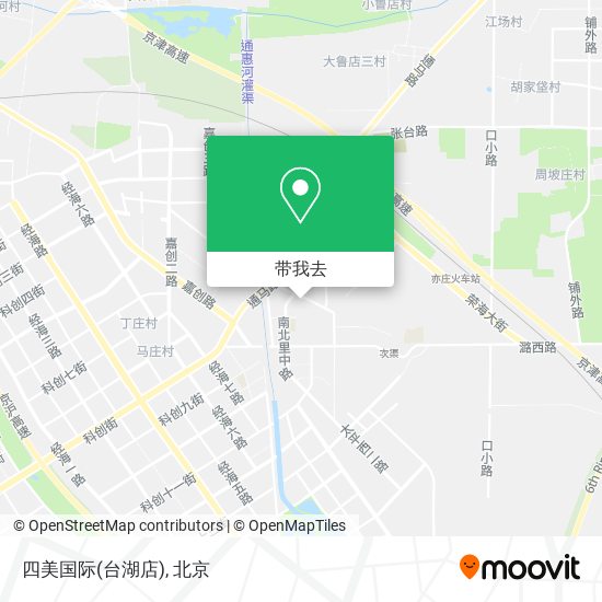 四美国际(台湖店)地图
