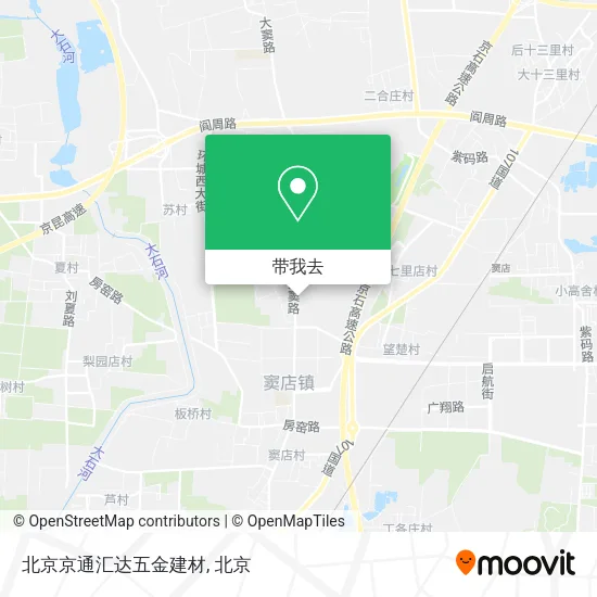 北京京通汇达五金建材地图