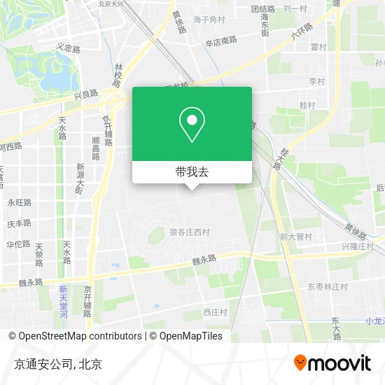 京通安公司地图