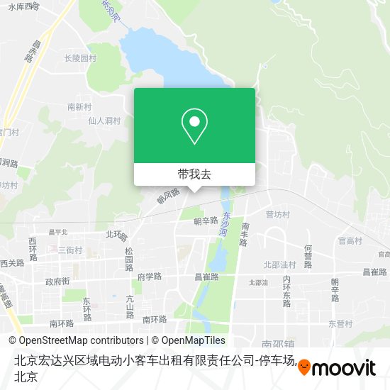北京宏达兴区域电动小客车出租有限责任公司-停车场地图