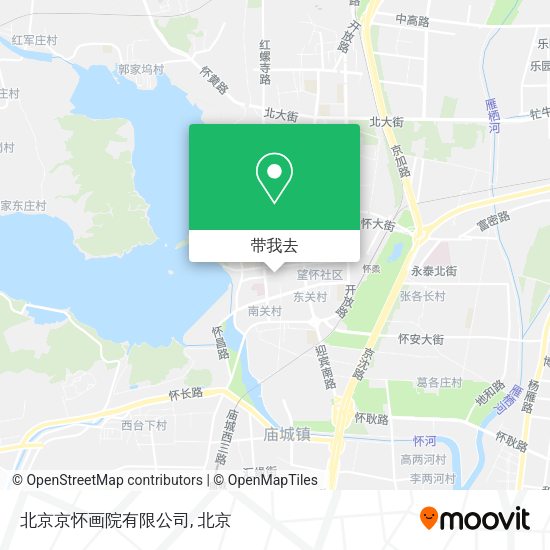 北京京怀画院有限公司地图