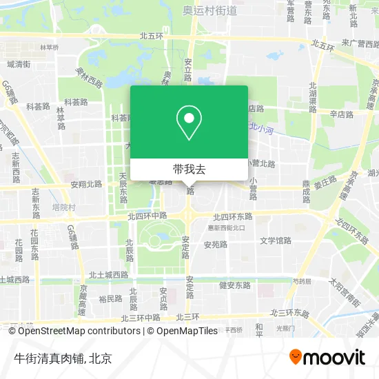 牛街清真肉铺地图