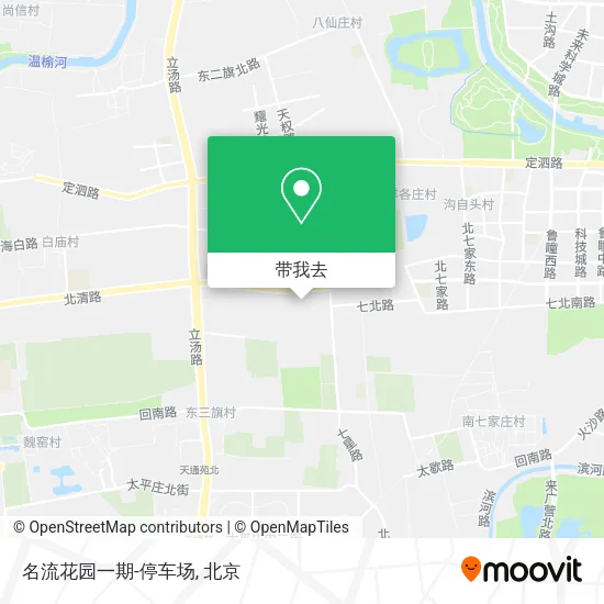 名流花园一期-停车场地图