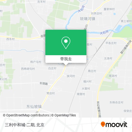 三利中和城-二期地图