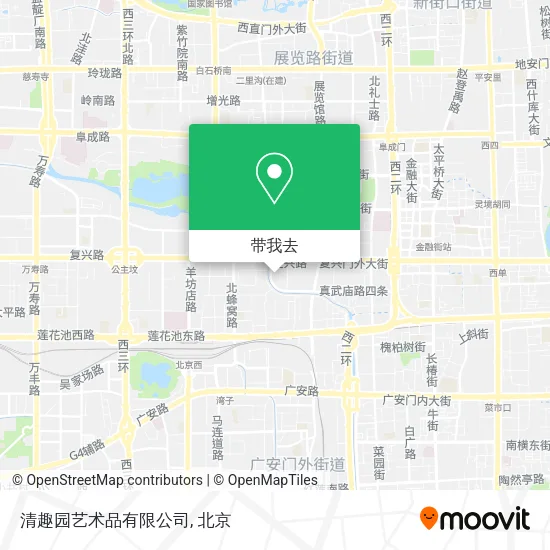 清趣园艺术品有限公司地图