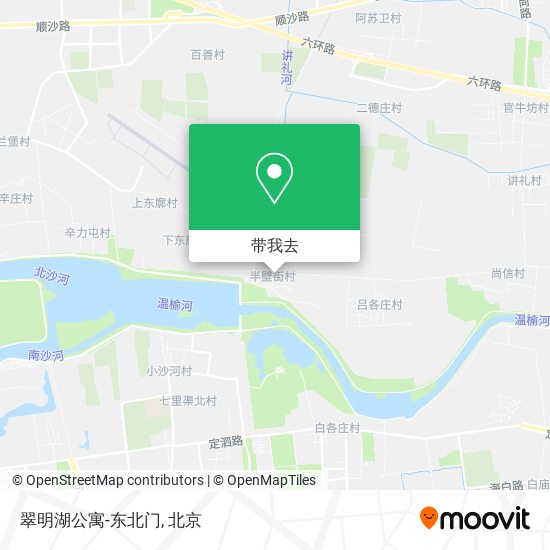 翠明湖公寓-东北门地图