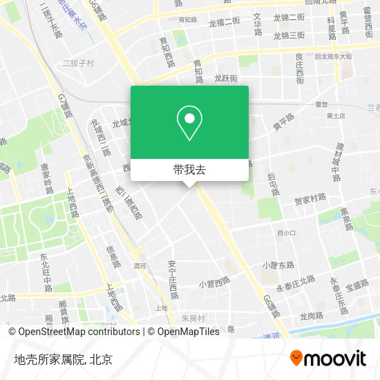 地壳所家属院地图