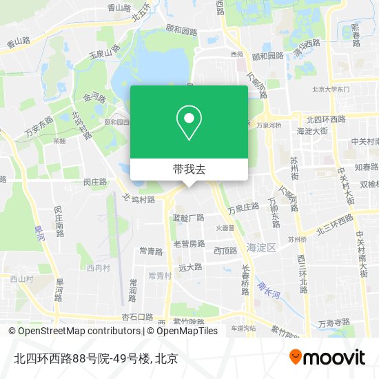 北四环西路88号院-49号楼地图
