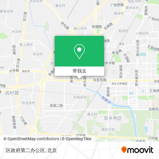 区政府第二办公区地图