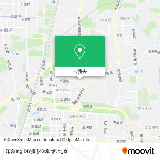 印象ing DIY摄影体验馆地图