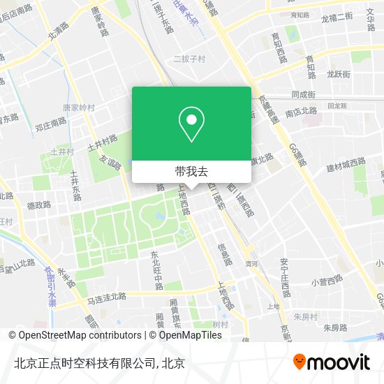 北京正点时空科技有限公司地图