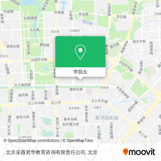 北京采薇君华教育咨询有限责任公司地图