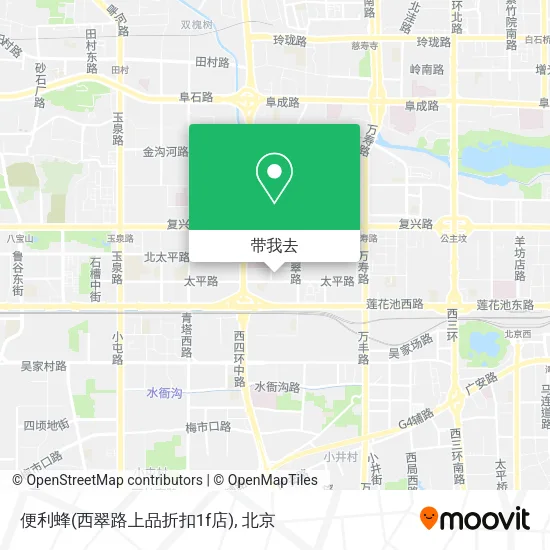 便利蜂(西翠路上品折扣1f店)地图
