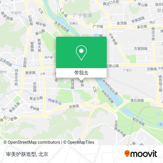 审美护肤造型地图