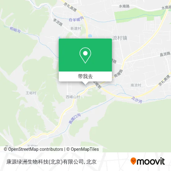 康源绿洲生物科技(北京)有限公司地图