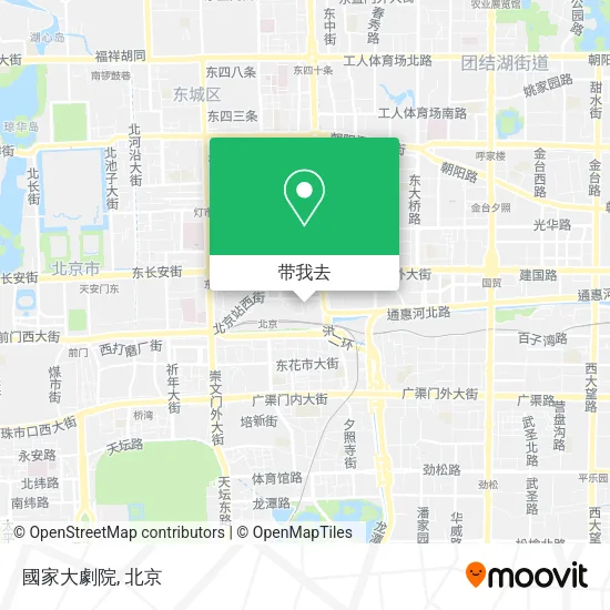 國家大劇院地图
